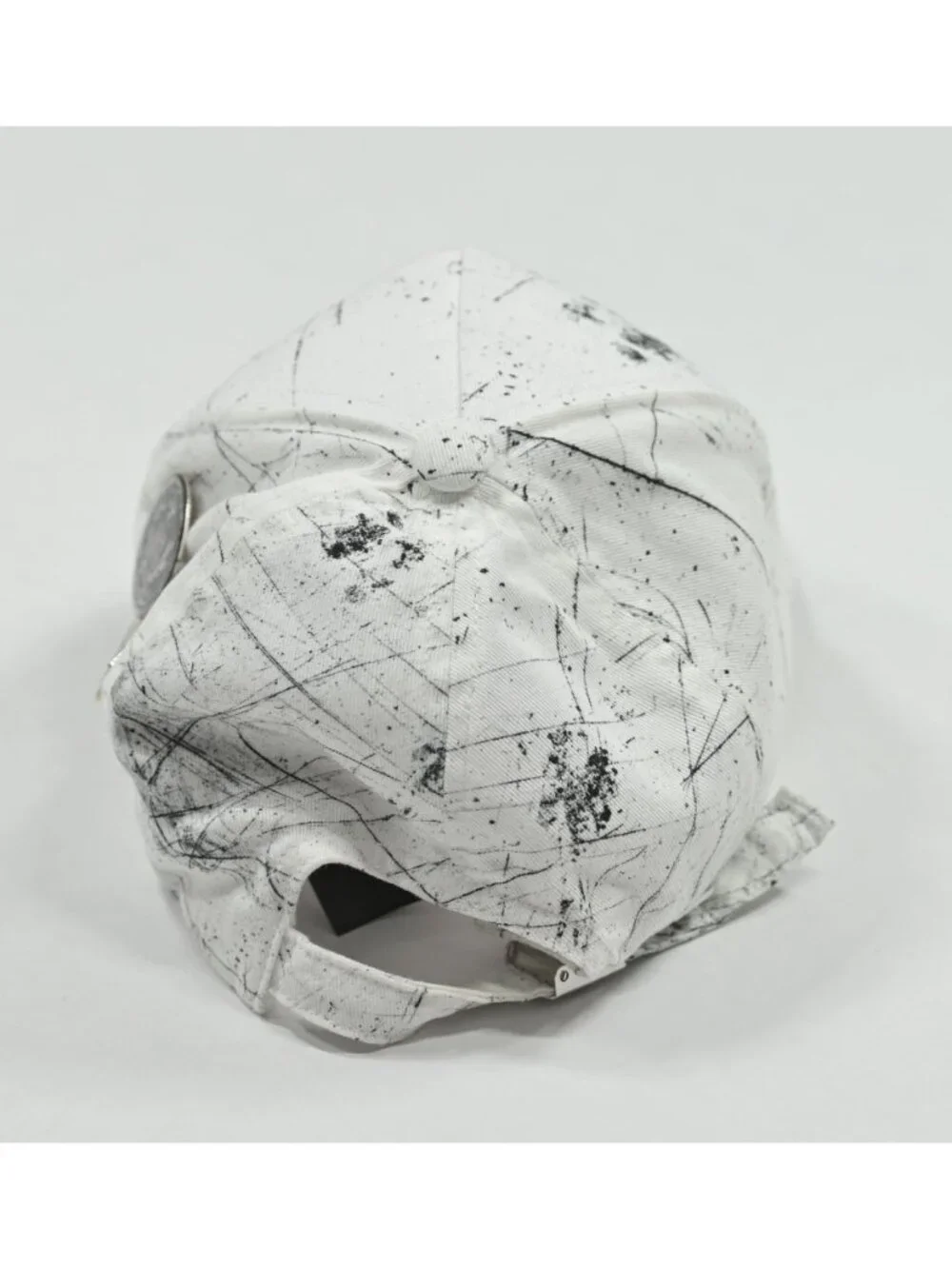 Balmain Pin Logo Cap in White